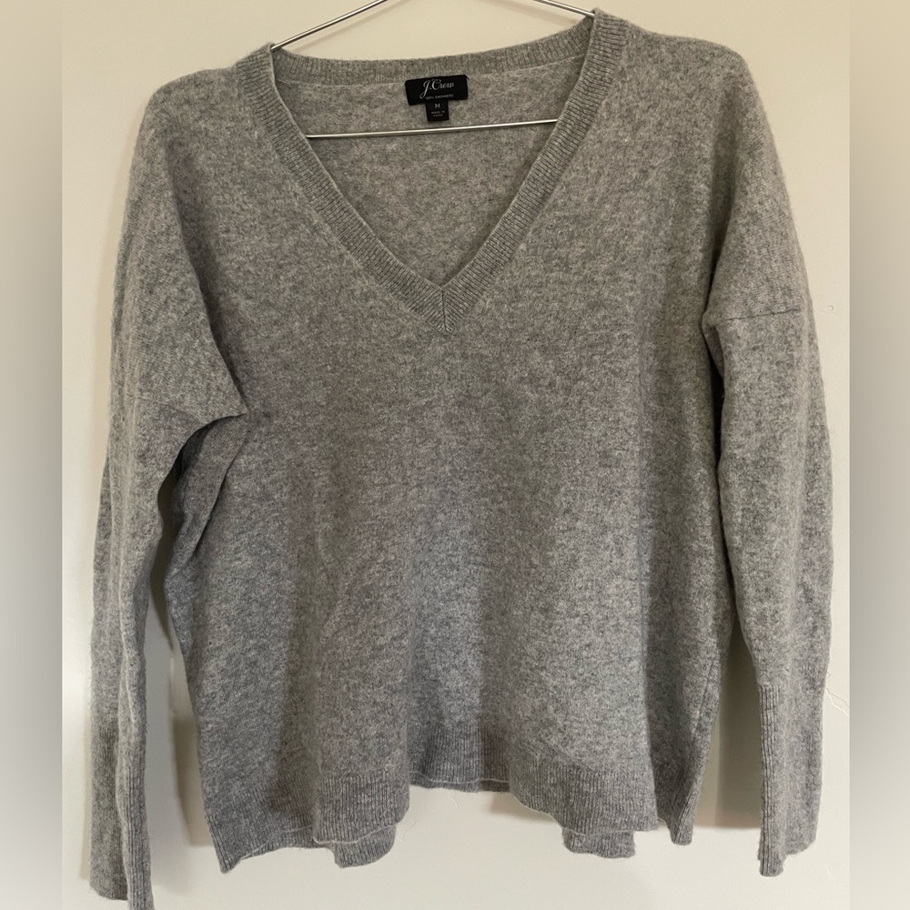J.Crew Cashmere V-neck Sweater (M)